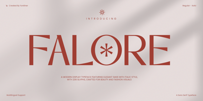 Falore Font Poster 1