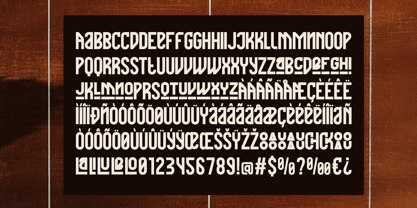 Black Roane Font Poster 9