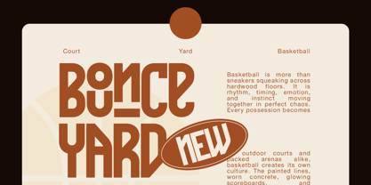 Black Roane Font Poster 3