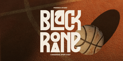 Black Roane Font Poster 1