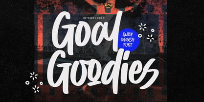 Goal Goodies Font Poster 1