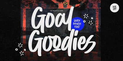 Goal Goodies Font Poster 2