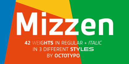 Mizzen Variable Font Poster 1