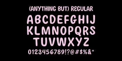 Pucker Up Font Poster 3