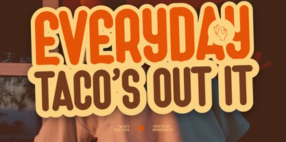Tacozy Font Poster 4