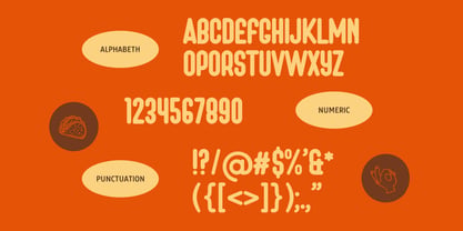 Tacozy Font Poster 2