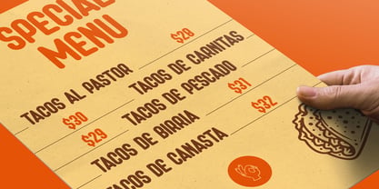 Tacozy Font Poster 7