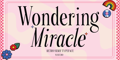 Wondering Miracle Font Poster 1