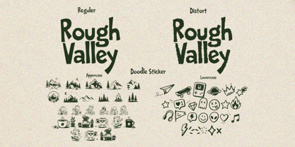 Rough Valley Font Poster 7