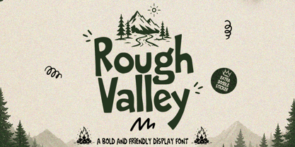 Rough Valley Font Poster 1