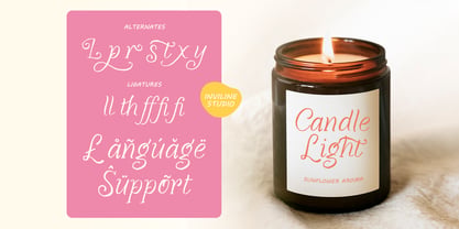 Lipstar Lullaby Font Poster 10