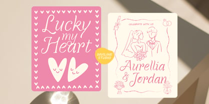 Lipstar Lullaby Font Poster 3