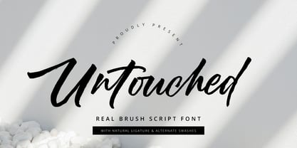 Untouched Font Poster 1