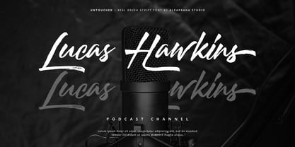 Untouched Font Poster 6