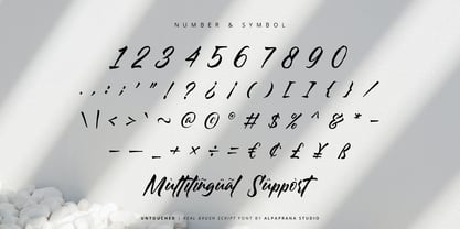 Untouched Font Poster 11