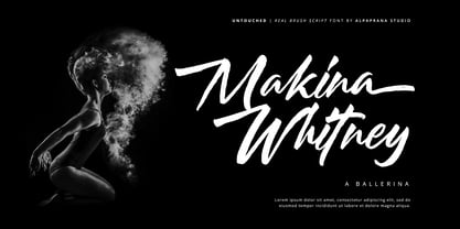 Untouched Font Poster 3
