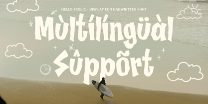 Hello Frolic Font Poster 14
