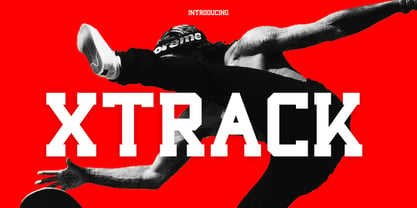 Xtrack Font Poster 1