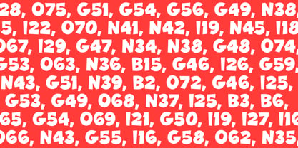 Bingo Night Font Poster 2