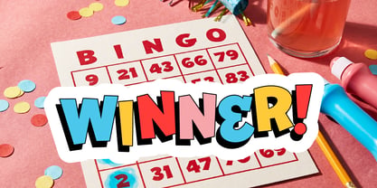 Bingo Night Font Poster 3