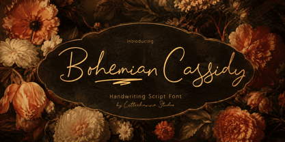 Bohemian Cassidy Font Poster 1