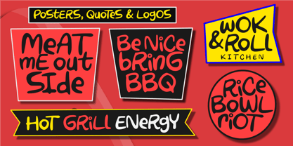 Jaeju Grill Font Poster 3