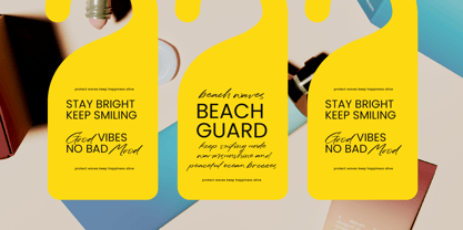 Slate Batter Font Poster 2