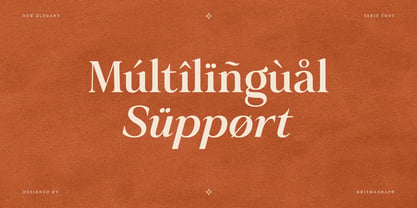 Krisma Serif Font Poster 9