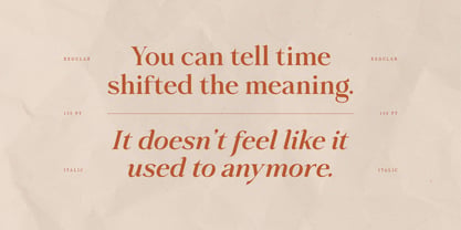 Krisma Serif Font Poster 2