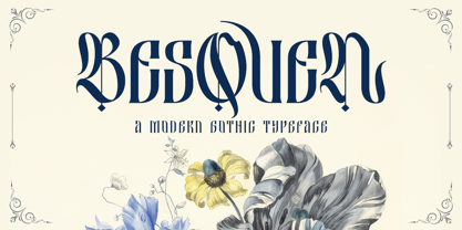 Besquen Font Poster 1