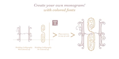 Wedding Calligraphy Font Poster 4