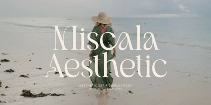 Miscala Aesthetic Font Poster 1