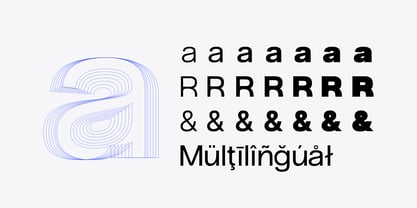 OS Rotare Sans Font Poster 2