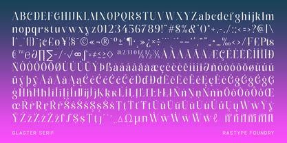 Glagter Font Poster 13