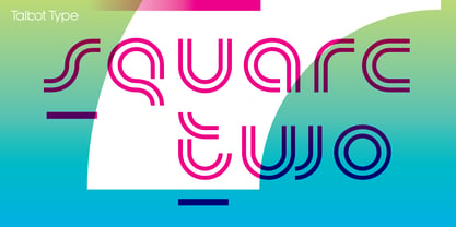 Squarc Two Font Poster 4