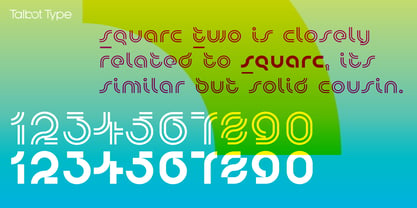 Squarc Two Font Poster 5