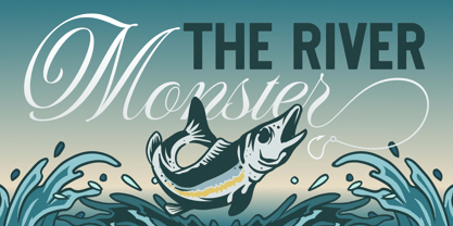 Phatin Angler Font Poster 3