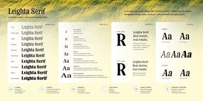 Leighta Font Poster 14