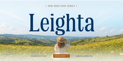 Leighta Font Poster 1