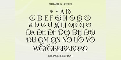 Desinore Font Poster 2