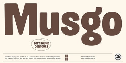 Musgo Font Poster 1