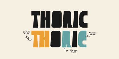 Bold Orange Font Poster 4