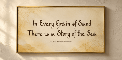 Abu Dhabi Solstice Font Poster 10