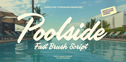 Poolside Font Poster 1