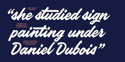 Poolside Font Poster 4