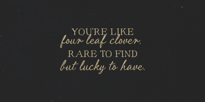 Clover Fields Font Poster 5
