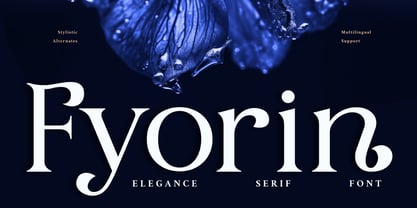 Fyorin Font Poster 1