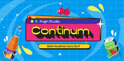 Continum Font Poster 1