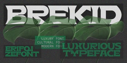 Brekid Font Poster 1