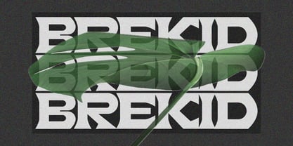 Brekid Font Poster 2
